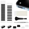 NOWEISU Kit Pulizia Telefono, Kit Pulizia Cellulari con Tappo Antipolvere | Kit Antipolvere per Telefono con Tamponi di Pulizia Spazzole e pinze per i Phone Sam sung Galaxy One Plus Xiao mi