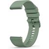 Mugust Cinturino per Orologi da 20mm 22mm Gomma, Cinturini di Ricambio in Silicone con Rilascio Rapido, Impermeabile Cinturini in Morbida con Fibbia in Metallo per Uomo e Donna, Nero