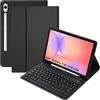 WENMILY Cover Tastiera per Samsung Galaxy Tab S10 Lite/S10 FE/S9 FE 10.9/S9 11 | Tastiera Bluetooth magnetica staccabile ultrasottile, QWERTY italiana, con portapenna, Nero