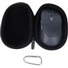 Lebakort Custodia Rigida per Logitech Signature Comfort Plus M850 L Mouse | con moschettone, Guscio Rigido, Protezione Mouse, Trasporto Facile, Protezione Rigida, Antigraffio e Antimacchia