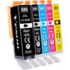 Veson 580 581 XXL cartucce compatibili con cartucce Canon TR8550 | PGI-580 CLI-581 per Canon Pixma TR7550 TR8500 TS6150 TS6350 TS6250 TS6300 TS9550 TS9551 TS6151 TS705 TS705a TS8350