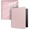 YoungWin Custodia trasparente per Kindle Oasis 3a generazione 2019 da 7 pollici (modello NO. S8IN4O) - Cover flessibile in morbido TPU trasparente, guscio protettivo sottile e anti-ingiallimento, rosa