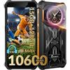 FOSSiBOT F101 Pro Rugged Smartphone, Batteria 10600mAh | 15+128 GB/2 TB Smartphone robusto, doppio schermo FHD+ da 5,45 pollici, doppia SIM 4G, impermeabile e NFC