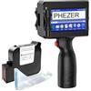 Phezer Stampante a getto d'inchiostro portatile da 25,4 mm per superficie piana modello P15-1 per codice a barre QRCode Data di produzione ora logo numero di lotto Stampa su sacchetto di vetro Scatola