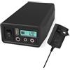 Talentcell Batteria LiFePO4 da 12 V LF4106, 2000 cicli, ricaricabile da 12,8 V, 6 Ah, 76,8 Wh, batteria al litio in ferro fosfato con DC 12/9/6 Volt e uscita USB da 5 V, per striscia LED, fotocamera