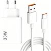 JEYXR 33W Caricabatterie rapido con cavo USB-C da 1 m,Caricabatterie USB-C | 33W Caricabatterie Turbo per Xiaomi Pad 5 Redmi Note 14 13 12 Mi 10T Pro Lite Redmi 15 15C POCO X7