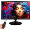 Eoulyee Monitor di sorveglianza CCTV da 24 pollici | Multifunzione compatibile con BNC, HDMI, VGA, AV, interfaccia di ingresso USB, monitor computer LCD 1920 x 1080 Full HD