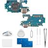 Extkry Connettore di Ricarica per Samsung Galaxy S25 FE Kit Riparazione | Porta di ricarica flat ricarica porta caricabatterie charging port microfono con kit di riparazione.