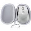 Lebakort Custodia Rigida per Logitech Signature Comfort Plus M850 L Mouse | con moschettone, Guscio Rigido, Protezione Mouse, Trasporto Facile, Protezione Rigida, Antigraffio e Antimacchia