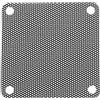 QUARKZMAN 20PZ Filtro Antipolvere per PC 60mmx60mm Copertura in PVC Nero | in Rete Antipolvere, per Ventole del Case del Computer, per Chassis del Computer Altoparlante