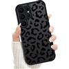 Vauki Cover per Samsung Galaxy S26ul 5G, Aesthetic Leopardata Motivo Custodia Traslucida Opaca, Sottile Antiurto PC + TPU Bumper Fotocamera Protezione Case per Donne Ragazze, Nero