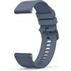 Mugust Cinturino per Orologi da 20mm 22mm Gomma, Cinturini di Ricambio in Silicone con Rilascio Rapido, Impermeabile Cinturini in Morbida con Fibbia in Metallo per Uomo e Donna, Nero