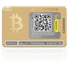 Ballet REAL Bitcoin Gold-Plated 24K Cold Wallet - Carta fisica (304 acciaio inox), offline senza elettronica, senza seed phrase né PIN/password, 1.000+ crypto & NFT, Ballet Crypto App