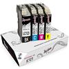 Squuido 4 cartucce d'inchiostro LC123 LC123XL compatibili con Brother DCP-J4110DW MFC-J4410DW MFC-J4510DW MFC-J4610DW MFC-J470DW MFC-J4710DW MFC-J6520DW MFC-J650DW MFC-J6920DW MFC-J870DW DCP-J152W