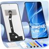 ARSSLY Schermo LCD per Honor Magic 6 Lite 5G ALI-NX3 Display Nero | Schermo di ricambio per Honor Magic 6 Lite 5G ALI-NX3 Incell, senza impronte digitali, touch screen Assembly con riparazione