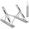 Generic Base Di Aggancio Per Laptop Porta Tablet Pieghievole con Raffreddamento USB | Stand Docking Station con Illuminazione RGB Per Casa Ufficio Scrivania Da Lavoro Monitor Computer Display Ricarica
