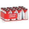 BEVIGOR Batterie CR123A al Litio 12 Pezzi, 1500mAh 3V Li-Ion, Batterie Li-Ion non Ricaricabili ad Alte Prestazioni, per Sicurezza Domestica e Sistemi di Sicurezza Wireless