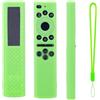 Gettimore Custodia protettiva in silicone per telecomando TV Samsung BN59-01385A, lavabile, design resistente alle cadute (verde luminoso)