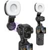 AMAZEAR Pocket 4 Luce LED Magnetica per DJI OSMO Pocket 4/3/4P Accessori | Pocket 4/3/4P Magnetica Luce LED,Auto-Follow Gimbal, CRI≥95,3 temperature 2500-5600K,batteria 500mAh,Pocket 4/3/4P Accessori