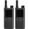 Alervites PoC-AT1 Walkie Talkie 4G Gratis a Vita Portata Illimitata 2pz | SIM Inclusa, Controllo App, Chiamata Gruppo/Privata, Auto-Gruppo, per Cantiere, Logistica ed Eventi