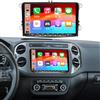 Bakermiche 9 Pollici 2G+32G Android 14 Autoradio per VW Tiguan 2007-2015 Autoradio 2 Din con CarPlay e Android Auto Bluetooth WiFi Navigazione GPS FM/RDS Radio Retrocamera SWC Mirror Link Schermo Diviso