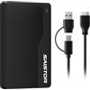SAISTOR Hard Disk Esterno 500GB Portatile Ultra Sottile 2,5 HDD USB 3.0 | Storage per PC, Windows, Mac, Computer Fissi, Laptop, Smartphone