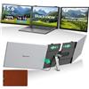 Blackview Monitor Portatile per Laptop15,6 Pollici, 1,2 kg Ultra-Leggero, Doppio Schermo PC Portatile, Monitor Portatile a Cavo Singolo, TÜV Protezione Occhi, Mac, Windows, ChromeOS, Switch