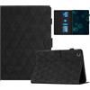 AYXYYDS Custodia per Samsung Galaxy Tab A 10.1 2019 Modello SM-T510 / SM-T515, Custodia a portafoglio Custodia in pelle Custodia per Samsung Galaxy Tab A 10.1 pollici Tablet Versione 2019 (Nero)