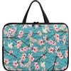 ENEN Custodia Borsa per Laptop con Manici, Compatibile con 10-17 Pollici Computer Portatile, Custodia Protettiva PC in Neoprene Elastico Impermeabile Sleeve per Laptop (10'',Fiore farfalla)