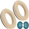 QWORK® Cuscinetti di Ricambio, Morbida Pelle Proteica e Memory Foam, Compatibili con Bose QC15, QC25, AE2