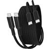 BASESAILOR Cavo USB C a USB C 60W per iPhone Duo 18 17 16 Pro Max,3M 2Pack | Cavo ricarica rapida Tipo C per Apple Air 17e 16e 16 15 Plus,iPad mini 8 7 6,AirPods 5 4,Galaxy S26 S25 S24 S23 Ultra,Z Fold
