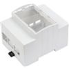 Waveshare DIN Rail ABS Case for Raspberry Pi 4 Large Inner Space Injection Moduling