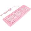 Yosoo Health Gear Tastiera USB Cablata Ultrasottile Simpatico Cartone Animato, per Computer Portatile da Ufficio Domestico Uso Universale (PINK)