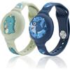 Kirunvia Bracciale per Localizzatore Bambini 2 Pezzi, Silicone Impermeabile | Antiurto, Regolabile, Localizzatore GPS, Tracciamento in Tempo Reale, Scuola e Attività All'Aperto, Anti Smarrimento
