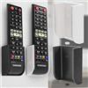 Mobilefox Supporto per telecomando da parete, bianco, adatto per TV Samsung AA59-00818A