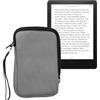kwmobile Custodia Tablet Compatibile con 6 eReader Cover - Custodia eReader Universale con Cerniera - eBook Reader Case in Tela - 17 x 12 x 2 cm