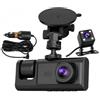 Generico Dashcam Auto 1080P con Telecamera Posteriore, Videocamera per Auto con Display Integrato, Supporto a Ventosa, Registrazione Anteriore e Posteriore, Alimentazione da Auto