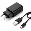 MELVORATIX Cavo di Ricarica Micro USB con Alimentatore 5V 2A 10W 1,5m, Caricatore per Tablet e Dispositivi Micro USB, Adattatore da Parete con Cavo Lungo per Casa Ufficio e Uso Quotidiano