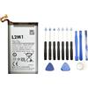 L2M1 Batteria per Samsung Galaxy S9+ Plus Più SM-G965F/DS G965 EB-BG965ABE kit | 3500mAh / con kit attrezzi cacciaviti smontaggio montaggio