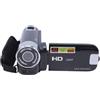 Tbest Videocamera Videocamera, Rotazione Full HD 16X Videocamera Digitale Ad Alta Definizione Videocamera DV Videocamera Vlogging Registratore per Feste in Casa, Picnic All'aperto(Spina europea nera)