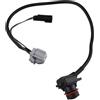 Soleilux Telecamera posteriore di ricambio per Fiat Freemont per Dodge Journey 2012-2019, compatibile con OEM 56054858S 56054158AB, per assistenza al parcheggio robusta, colore nero