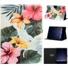 LSPCASA Custodia per tablet Lenovo Tab One 8,7 pollici 2025 TB305FU | Custodia a portafoglio in pelle PU con funzione leggio, scomparti per carte di credito, per Lenovo Tab One da 8,7