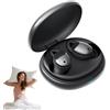 Generico Invisiblefit Sleep Anc Earbuds, Sleep Headphones for Side Sleeping, Built-In White Noise, Mini Compact, Wireless Dual Noise Cancellation, Suitable for Travel, Relaxation (black*1)