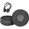 Gobelieve Cuscinetti per Sennheiser HD25, Compatibili con HD25 HD25 Light Plus Special Edition HMD25 HME25 HMEC25 HD250BT Cuffie, Memory Foam con Gel Rinfrescante, Pelle Proteica, Nero