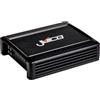 Juice Car Audio JA1201D 1200W 1-Channel Mono Peak Power Car Amplificatore per Auto, Telecomando Bassi, Stabile 1 Ohm, Uscita RCA