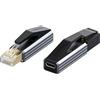 Hagibis Adattatore da USB C a Ethernet, USB C femmina a RJ45 maschio Hub di | Hub portatile Gigabit RJ45 a Type-C Network LAN, compatibile per MacBook Pro/Air, iPhone 18/17/16 Pro Max, iPad Pro, XPS