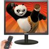 Eoulyee Monitor di sorveglianza CCTV da 17 pollici, con schermo | Multifunzione compatibile con BNC, HDMI, VGA, AV, interfaccia di ingresso USB, monitor computer LCD 1280 x 1024 Full HD