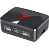 ciciglow Auricolari True Wireless M90, 5.3, Controllo Touch, Custodia di Ricarica da 1200 MAh, Uscita USB, Display LED, per Amanti della Musica