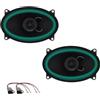 IPNOSIS Kit 2 Altoparlanti Anteriori o Posteriori Ovali 4x6, per IVECO DAILY dal 1999 in poi + 2 Connettori IP-01146