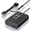 FitDVR Adattatore di alimentazione Dash Camera (16-Pin) per Alfa Romeo Giulia Stelvio 2017-2024, Collegamento alla console frontale, Display LED Sorgente di alimentazione USB, Uscita 5V 12V, D3-048